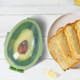 Recipient De Depozitare Avocado, Etans, Pentru Frigider, Din Plastic, Mentinere Proaspata, 15.3X11X8 Cm, Verde - vivimall.ro