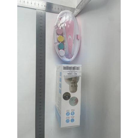 Set Pila Electrica Pentru Copii Si Bebelusi, Abs, 6 Accesorii, Cu Lumina Led, Roz - vivimall.ro