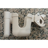 Suport pentru Pahar si Telefon, Vivimall, Suport Universal pentru Sticle cu Fixare de bara, Compatibil cu Bicicleta, Carucior pentru Bebelusi, 20 x 10 x 9.5 cm, Alb - vivimall.ro