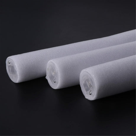 Bagheta cu Led, Vivimall, din Burete, cu Baterii, Lumina Multicolora, 48 x 4 cm, Alb - vivimall.ro