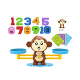 Jucarie Educativa Montessori, Flippy, Joc Interactiv Educational pentru Dezvoltare Logica si Numerare, Model Maimuta Inteligenta, 3 ani+, Maro/Multicolor - vivimall.ro