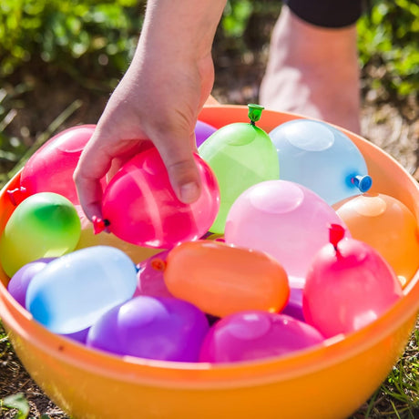 Set 300 de Baloane cu Apa, Vivimall, Rezervor de Apa de Umplut, 1.5L, Autosigilate, 34 x 27 x 10 cm, Multicolor - vivimall.ro