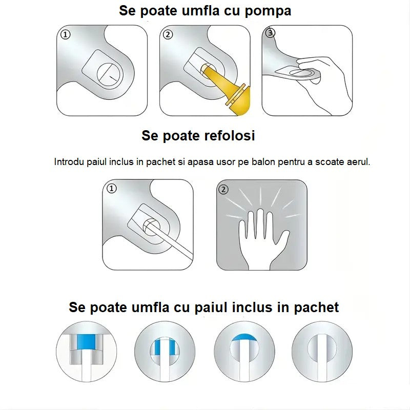 Balon din Folie Vivimall, Cifra 7, 81 cm, Pentru Aer sau Heliu, Bulk, Albastru - vivimall.ro