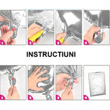 Balon din Folie Flippy, Cifra 7, 81 cm, Pentru Aer sau Heliu, Bulk, Argintiu - vivimall.ro