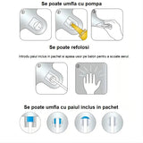 Balon din Folie Vivimall, Cifra 8, 81 cm, Pentru Aer sau Heliu, Bulk, Roz Auriu - vivimall.ro