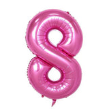 Balon Din Folie Cifra 8, 81 Cm, Pentru Aer Sau Heliu, Bulk - vivimall.ro