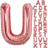 Balon Folie Metalizata Litera U, 100 Cm, Umflati Cu Heliu Sau Aer, Ambalaj Individual, Pai Inclus, Rose Gold - vivimall.ro