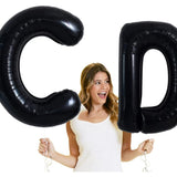 Balon Din Folie Metalizata, 40 Cm, Balon Folie Metalizata Litera D, 40 Cm, Umflati Cu Heliu Sau Aer, Ambalaj Individual, Pai Inclus, Litera D - vivimall.ro
