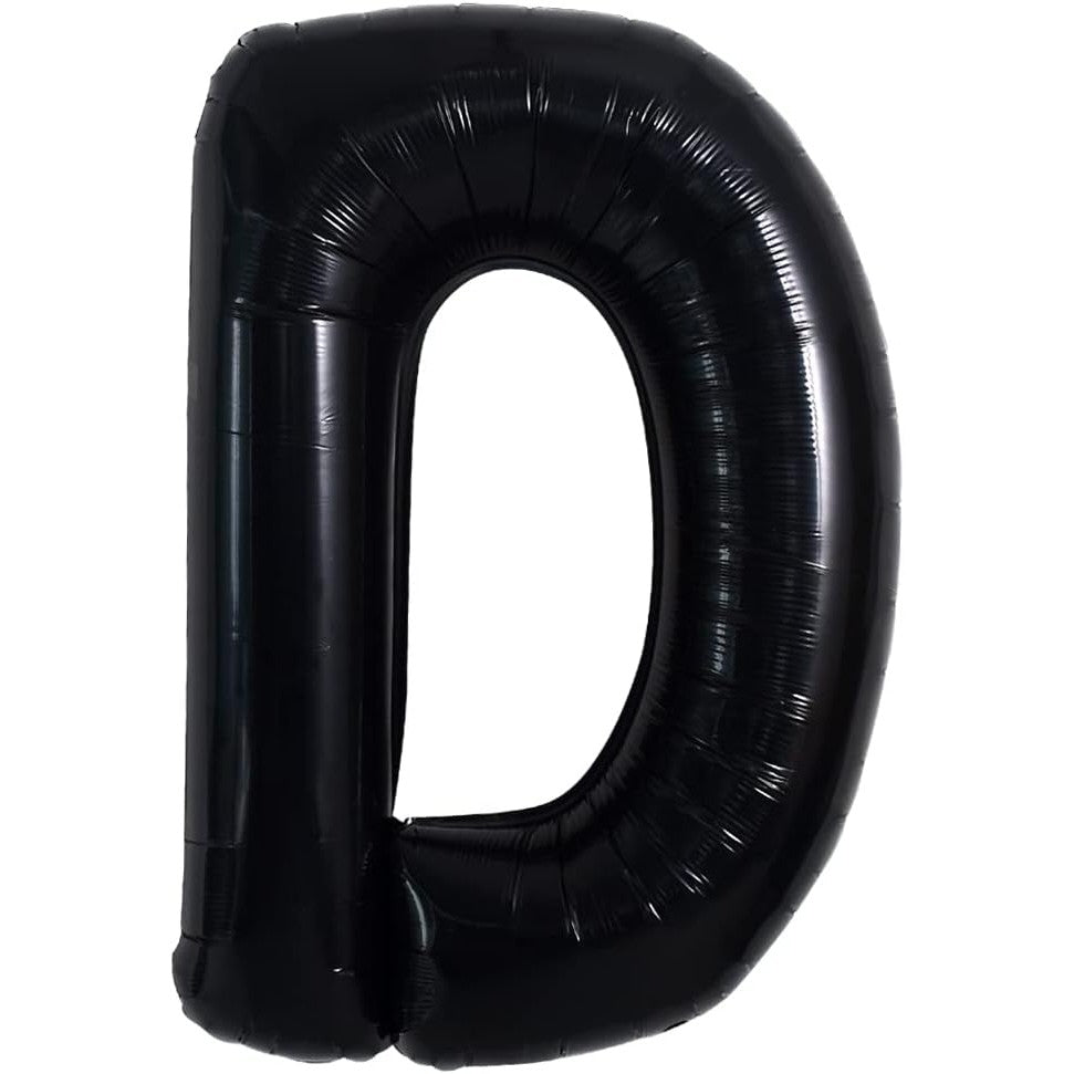 Balon Din Folie Metalizata, 40 Cm, Balon Folie Metalizata Litera D, 40 Cm, Umflati Cu Heliu Sau Aer, Ambalaj Individual, Pai Inclus, Litera D - vivimall.ro