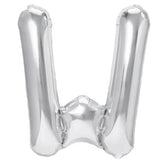 Balon Folie Metalizata Litera W, 80 Cm, Umflati Cu Heliu Sau Aer, Ambalaj Individual, Pai Inclus - vivimall.ro