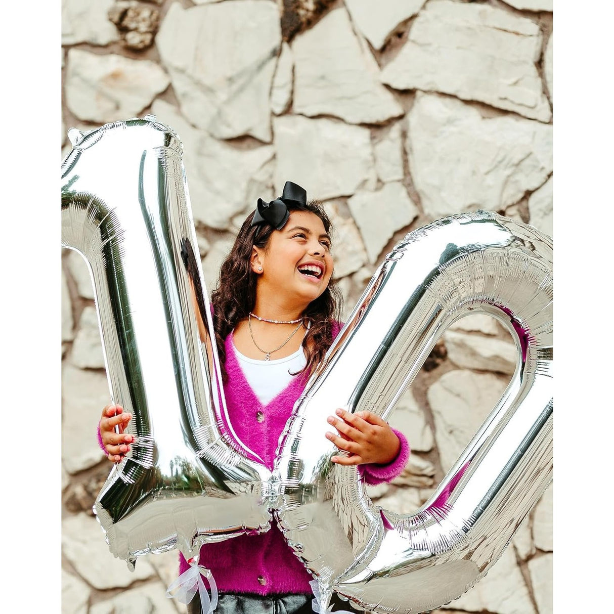 Balon Din Folie Metalizata, Figurina Cifra, Tema Aniversare 100 Cm, Ambalaj Individual, Pai Inclus, Umflare Cu Aer Sau Heliu, Cifra 1 - vivimall.ro