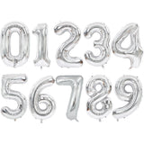 Balon Din Folie Metalizata, Figurina Cifra, Tema Aniversare 100 Cm, Ambalaj Individual, Pai Inclus, Umflare Cu Aer Sau Heliu, Cifra 1 - vivimall.ro