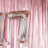 Balon Din Folie Metalizata, Figurina Cifra, Tema Aniversare 100 Cm, Ambalaj Individual, Pai Inclus, Umflare Cu Aer Sau Heliu, Cifra 7 - vivimall.ro