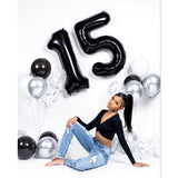 Balon Din Folie Metalizata, Figurina Cifra, Tema Aniversare 100 Cm, Ambalaj Individual, Pai Inclus, Umflare Cu Aer Sau Heliu, Cifra 1 - vivimall.ro
