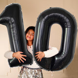 Balon Din Folie Metalizata, Figurina Cifra, Tema Aniversare 100 Cm, Ambalaj Individual, Pai Inclus, Umflare Cu Aer Sau Heliu, Cifra 1 - vivimall.ro