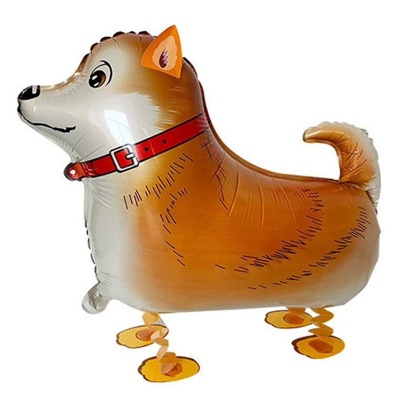 Balon Din Folie Metalizata, Figurina Animata, Ambalaj Individual, Pai Inclus, Umflare Cu Aer Sau Heliu, Inchis
