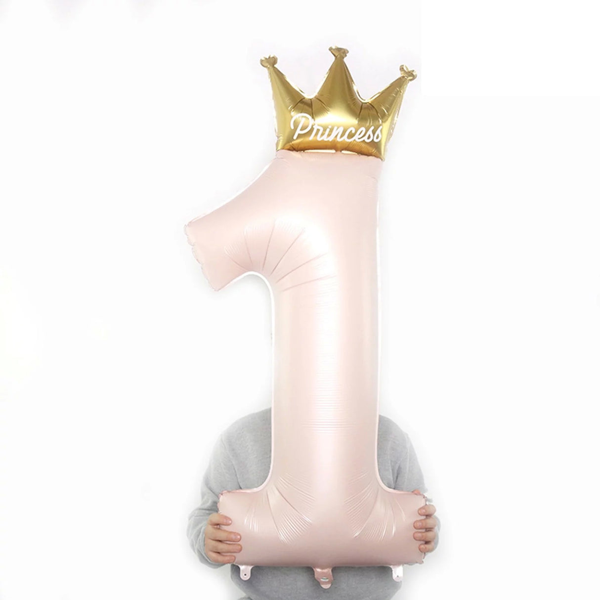 Balon Din Folie Metalizata, Figurina Cifra 1, 91 Cm, Ambalaj Individual, Pai Inclus, Umflare Cu Aer Sau Heliu - vivimall.ro