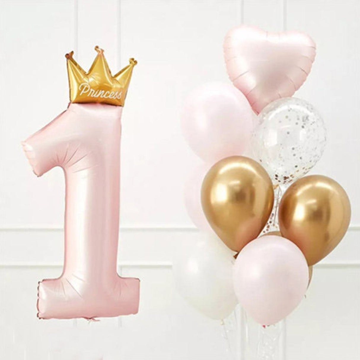 Balon Din Folie Metalizata, Figurina Cifra 1, 91 Cm, Ambalaj Individual, Pai Inclus, Umflare Cu Aer Sau Heliu - vivimall.ro