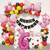 Balon Din Folie Metalizata Figurina Cifra, Imprimeu Inimi, Tema Aniversare 80 Cm, Ambalaj Individual, Pai Inclus, Umflare Cu Aer Sau Heliu, Cifra 6 - vivimall.ro