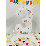 Balon Din Folie Metalizata, Figurina Cifra, Tema Aniversare 81 Cm, Ambalaj Individual, Pai Inclus, Umflare Cu Aer Sau Heliu - vivimall.ro