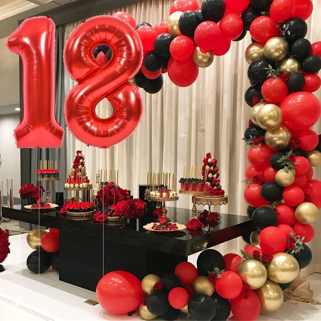 Balon Din Folie Metalizata, Figurina Cifra, Tema Aniversare 100 Cm, Ambalaj Individual, Pai Inclus, Umflare Cu Aer Sau Heliu, Cifra 8