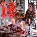 Balon Din Folie Metalizata, Figurina Cifra, Tema Aniversare 40 Cm, Ambalaj Individual, Pai Inclus, Umflare Cu Aer Sau Heliu, Cifra 1 - vivimall.ro