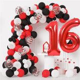 Balon Din Folie Metalizata, Figurina Cifra, Tema Aniversare 40 Cm, Ambalaj Individual, Pai Inclus, Umflare Cu Aer Sau Heliu, Cifra 1 - vivimall.ro