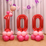 Balon Din Folie Metalizata, Figurina Cifra, Tema Aniversare 40 Cm, Ambalaj Individual, Pai Inclus, Umflare Cu Aer Sau Heliu, Cifra 1 - vivimall.ro