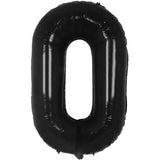 Balon Din Folie Metalizata, Figurina Cifra, Tema Aniversare 40 Cm, Ambalaj Individual, Pai Inclus, Umflare Cu Aer Sau Heliu, Cifra 0 - vivimall.ro