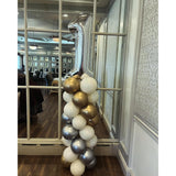 Balon Din Folie Metalizata, Figurina Cifra, Tema Aniversare 40 Cm, Ambalaj Individual, Pai Inclus, Umflare Cu Aer Sau Heliu, Cifra 1 - vivimall.ro