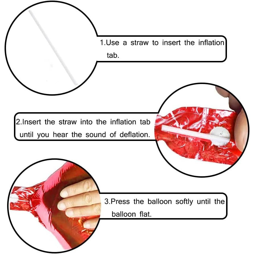 Balon Din Folie Metalizata, Figurina Cifra, Tema Aniversare 80 Cm, Ambalaj Individual, Pai Inclus, Umflare Cu Aer Sau Heliu, Cifra 1