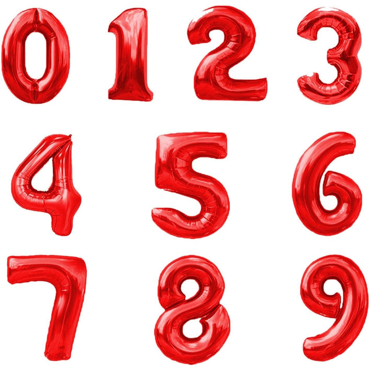 Balon Din Folie Metalizata, Figurina Cifra, Tema Aniversare 80 Cm, Ambalaj Individual, Pai Inclus, Umflare Cu Aer Sau Heliu, Cifra 2
