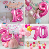 Balon Din Folie Metalizata, Figurina Cifra, Tema Aniversare 80 Cm, Ambalaj Individual, Pai Inclus, Umflare Cu Aer Sau Heliu, Cifra 1