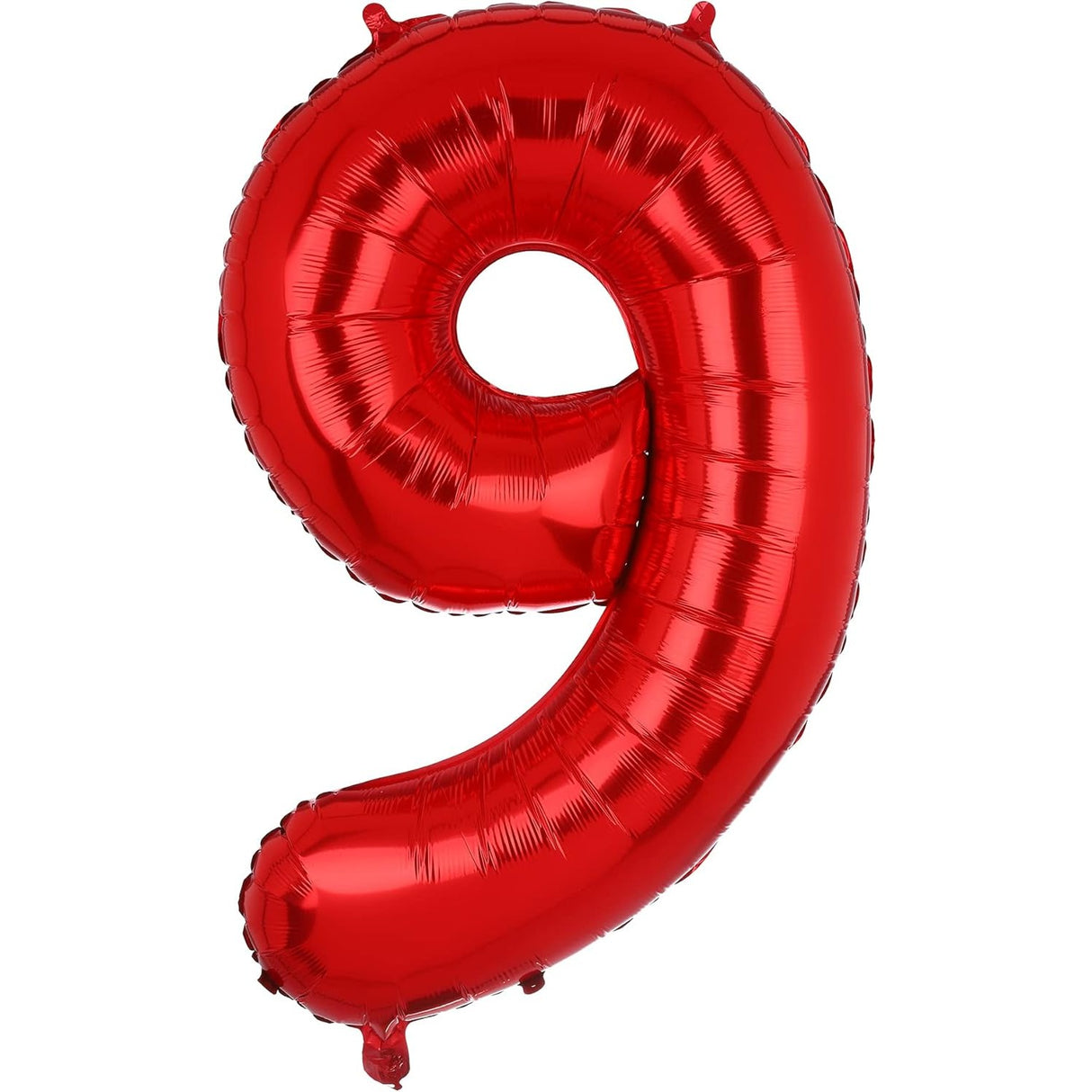 Balon Din Folie Metalizata, Figurina Cifra, Tema Aniversare 80 Cm, Ambalaj Individual, Pai Inclus, Umflare Cu Aer Sau Heliu, Cifra 9
