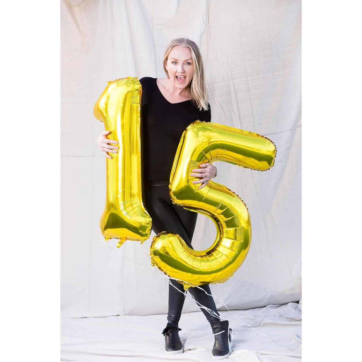 Balon Din Folie Metalizata, Figurina Cifra, Tema Aniversare 80 Cm, Ambalaj Individual, Pai Inclus, Umflare Cu Aer Sau Heliu, Cifra 5