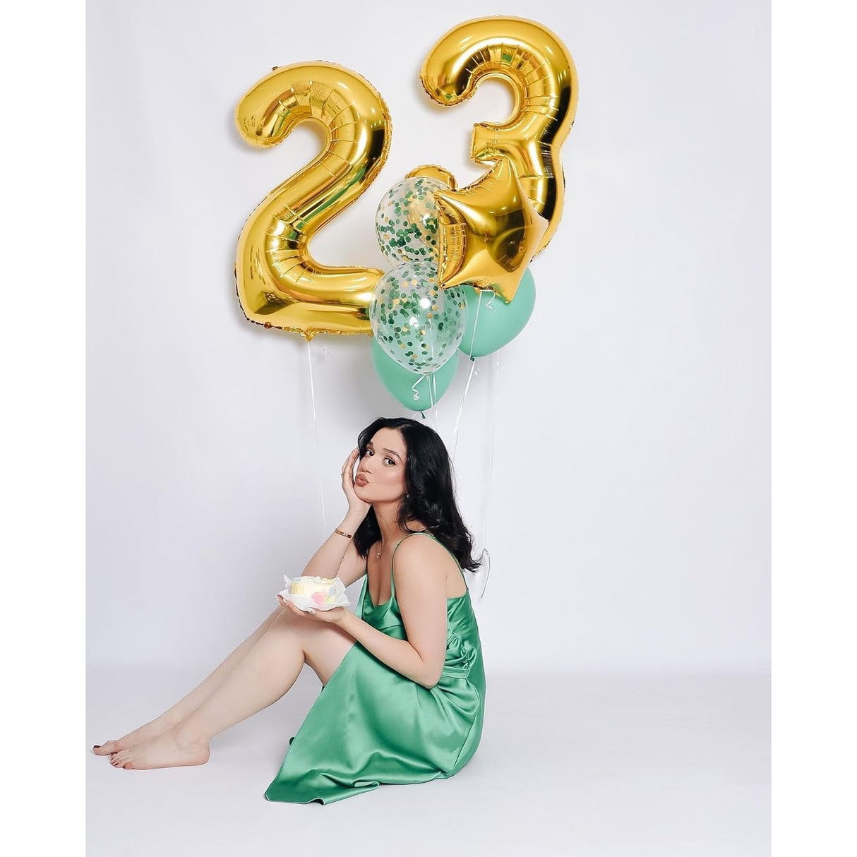 Balon Din Folie Metalizata, Figurina Cifra, Tema Aniversare 80 Cm, Ambalaj Individual, Pai Inclus, Umflare Cu Aer Sau Heliu, Cifra 3