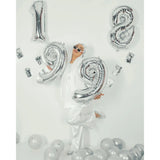 Balon Din Folie Metalizata, Figurina Cifra, Tema Aniversare 80 Cm, Ambalaj Individual, Pai Inclus, Umflare Cu Aer Sau Heliu, Cifra 1 - vivimall.ro