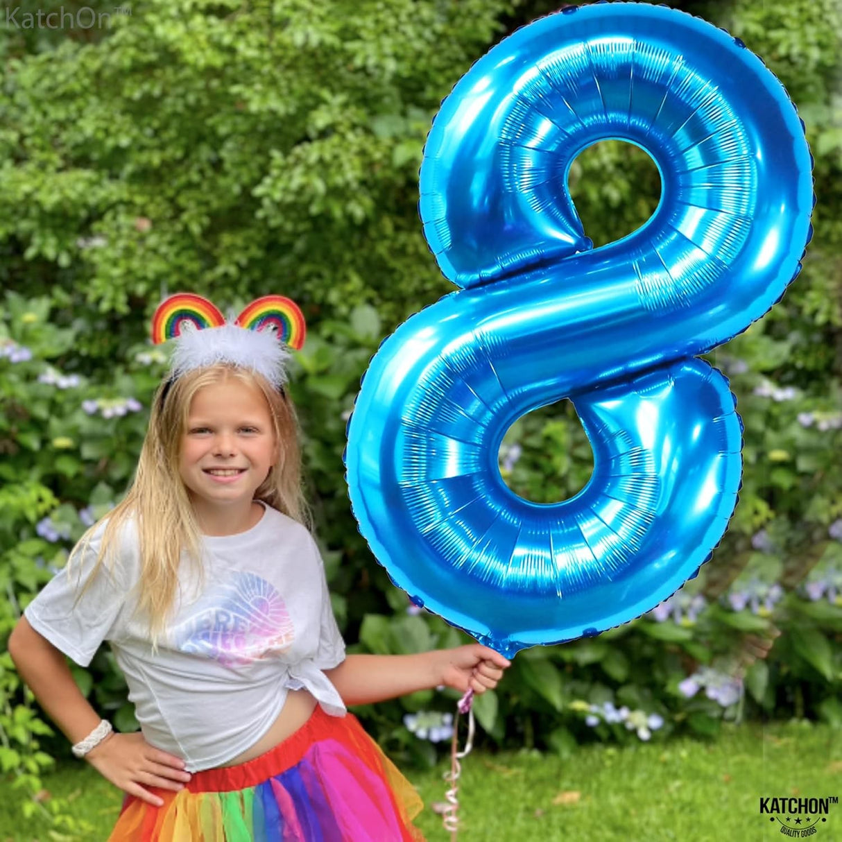 Balon Din Folie Metalizata, Figurina Cifra, Tema Aniversare 80 Cm, Ambalaj Individual, Pai Inclus, Umflare Cu Aer Sau Heliu, Cifra 8 - vivimall.ro