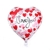 Balon Din Folie Metalizata, Figurina Inimioara, Tematica Iubire, 45 Cm, Ambalaj Individual, Pai Inclus, Umflare Cu Aer Sau Heliu - vivimall.ro