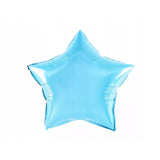 Balon Din Folie Metalizata, Figurina Stea, Tematica Aniversare, 40 Cm, Ambalaj Individual, Pai Inclus, Umflare Cu Aer Sau Heliu, Bleu - vivimall.ro