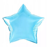 Balon din Folie Metalizata, Vivimall, Figurina Stea, Model Simplu, Tematica Aniversare, 40 cm, Ambalaj Individual, Pai Inclus, Umflare cu Aer sau Heliu, Bleu - vivimall.ro