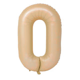 Balon Din Folie Metalizata, 100 Cm, Ambalaj Individual, Pai Inclus, Crem - vivimall.ro