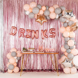 Balon Folie Metalizata Litera D, Vivimall, 40 cm, Umflati cu Heliu sau Aer, Ambalaj Individual, Pai inclus, Rose Gold - vivimall.ro