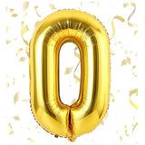 Balon Din Folie Cifra 0, 81 Cm, Pentru Aer Sau Heliu, Bulk - vivimall.ro