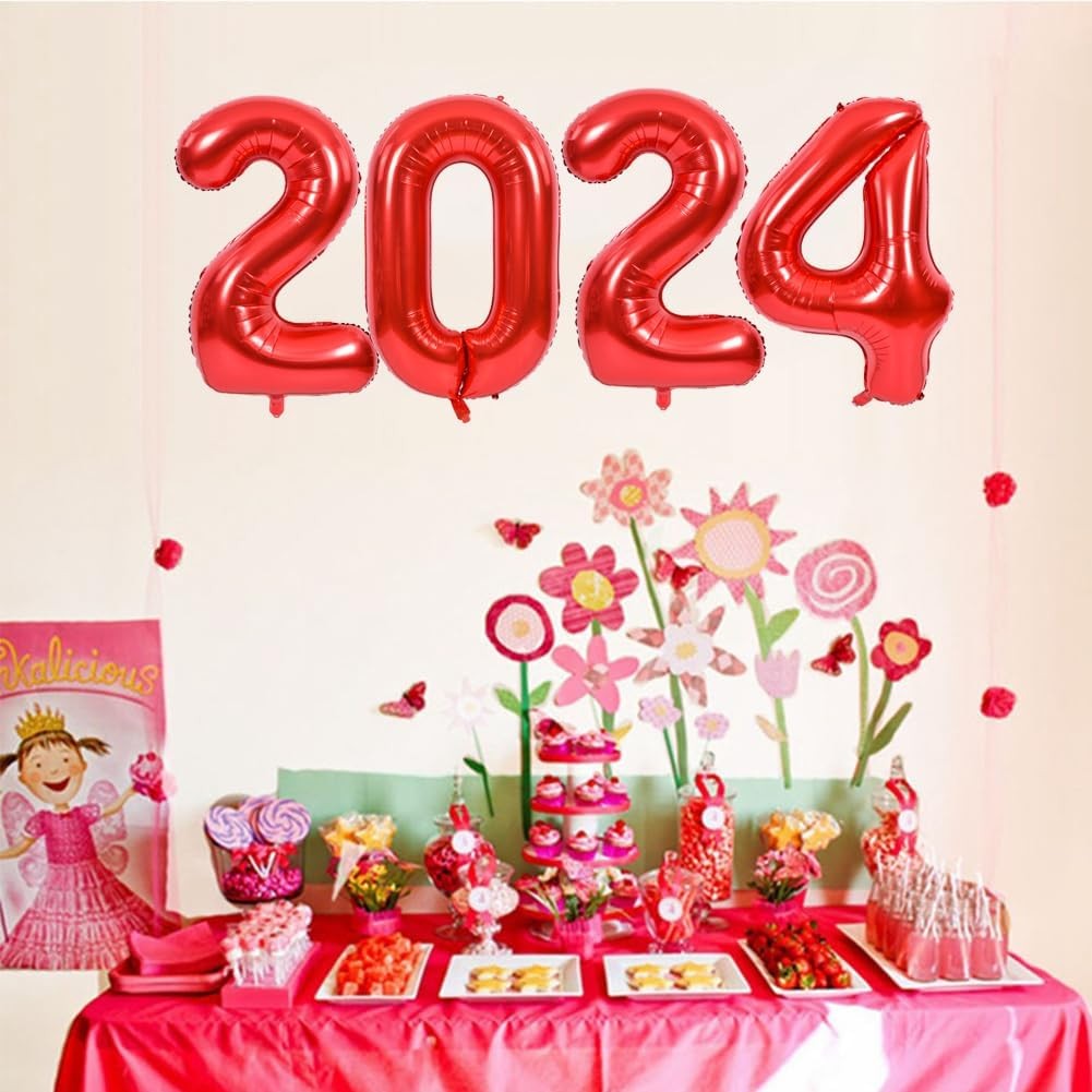 Balon Din Folie Metalizata, Figurina Cifra, Tema Aniversare 40 Cm, Ambalaj Individual, Pai Inclus, Umflare Cu Aer Sau Heliu, Cifra 2 - vivimall.ro