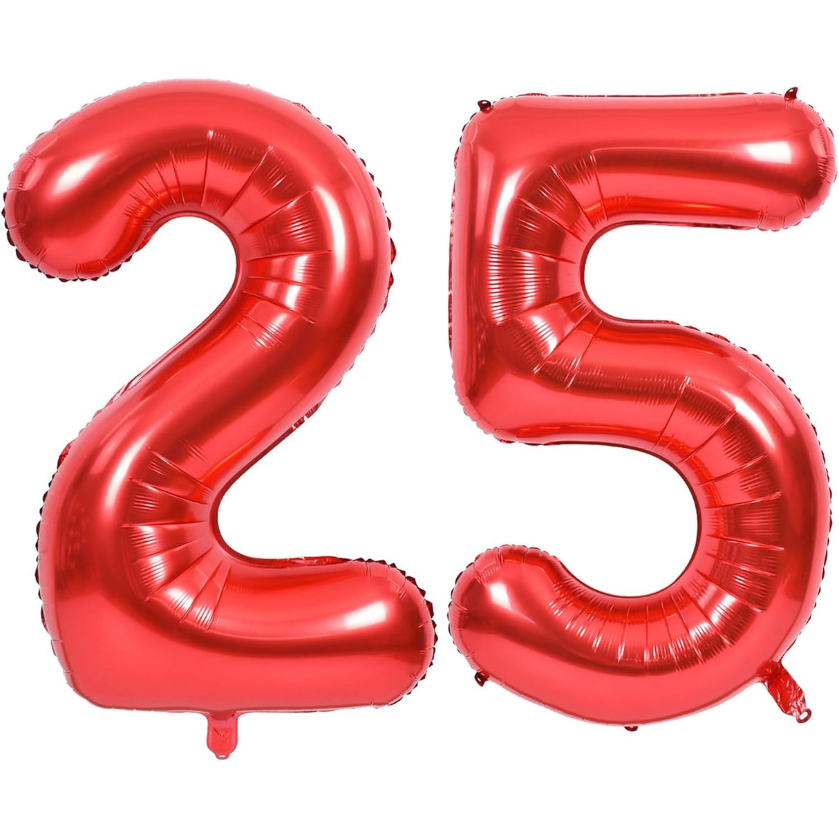 Balon Din Folie Metalizata, Figurina Cifra, Tema Aniversare 40 Cm, Ambalaj Individual, Pai Inclus, Umflare Cu Aer Sau Heliu, Cifra 2 - vivimall.ro