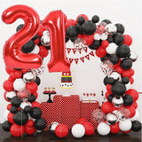 Balon Din Folie Metalizata, Figurina Cifra, Tema Aniversare 40 Cm, Ambalaj Individual, Pai Inclus, Umflare Cu Aer Sau Heliu, Cifra 2