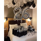 Balon Din Folie Metalizata, Figurina Cifra, Tema Aniversare 80 Cm, Ambalaj Individual, Pai Inclus, Umflare Cu Aer Sau Heliu, Cifra 6 - vivimall.ro