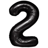 Balon Din Folie Metalizata, Figurina Cifra, Tema Aniversare 40 Cm, Ambalaj Individual, Pai Inclus, Umflare Cu Aer Sau Heliu, Cifra 2 - vivimall.ro