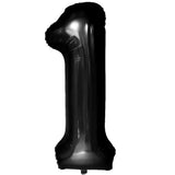Balon Din Folie Metalizata, Figurina Cifra, Tema Aniversare 80 Cm, Ambalaj Individual, Pai Inclus, Umflare Cu Aer Sau Heliu, Cifra 1 - vivimall.ro